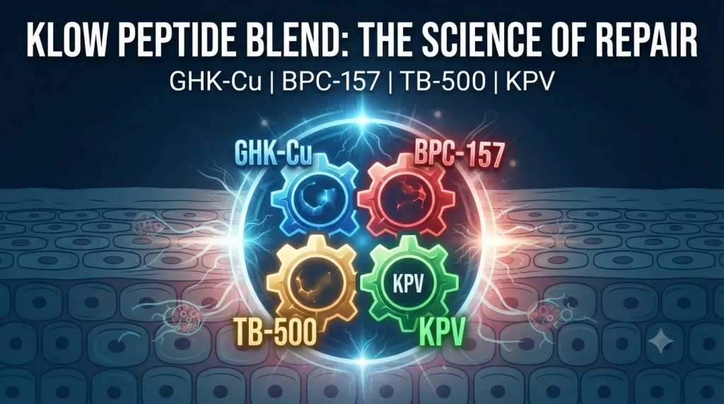 Explore KLOW peptide research, including potential benefits, uses, safety, side effects, mechanisms, and what current evidence shows.